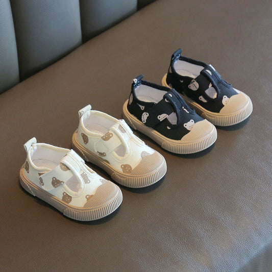 Fashion Personalized Infant Square Canvas Shoes